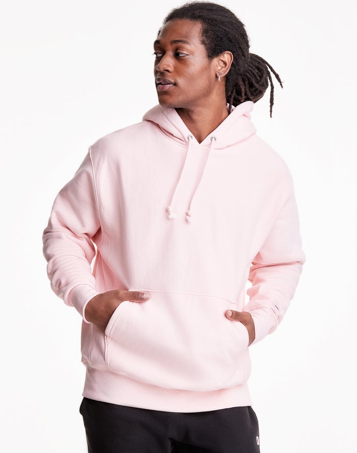 Champion Hoodie Heren - Roze - Reverse Weave® ( 946205-IWT )